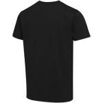 Camiseta unisex manga corta cuello redondo algodón 200 g/m2 Elevate color negro tercera vista trasera