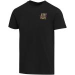 Camiseta unisex manga corta cuello redondo algodón 200 g/m2 Elevate color negro vista impresión serigrafía