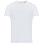 Camiseta unisex manga corta cuello redondo algodón 200 g/m2 Elevate color blanco segunda vista frontal