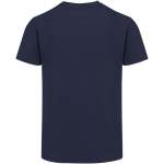 Camiseta unisex manga corta cuello redondo algodón 200 g/m2 Elevate color azul marino segunda vista trasera