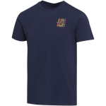 Camiseta unisex manga corta cuello redondo algodón 200 g/m2 Elevate color azul marino vista impresión serigrafía