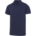 Polo unisex manga corta de algodón con tejido mixto 220 g/m2 Elevate color azul marino