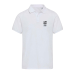 Polo unisex manga corta de algodón con tejido mixto 220 g/m2 Elevate vista principal