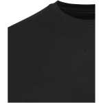 Sudadera unisex de cuello redondo con interior cepillado 280 g/m2 Elevate color negro vista detalle 1
