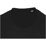 Sudadera unisex de cuello redondo con interior cepillado 280 g/m2 Elevate color negro segunda vista