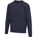Sudadera unisex de cuello redondo con interior cepillado 280 g/m2 Elevate color azul marino