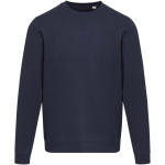 Sudadera unisex de cuello redondo con interior cepillado 280 g/m2 Elevate color azul marino segunda vista frontal