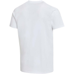 Camiseta unisex manga corta cuello pico algodón orgánico 200 g/m2 Elevate color blanco tercera vista trasera