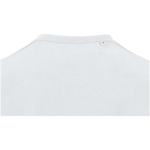 Camiseta unisex manga corta cuello pico algodón orgánico 200 g/m2 Elevate color blanco segunda vista
