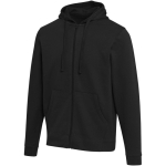 Sudadera con capucha unisex de interior cepillado 280 g/m2 Elevate color negro