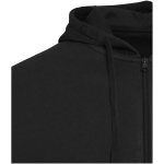 Sudadera con capucha unisex de interior cepillado 280 g/m2 Elevate color negro vista detalle 1