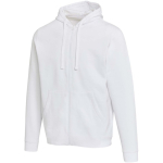 Sudadera con capucha unisex de interior cepillado 280 g/m2 Elevate color blanco