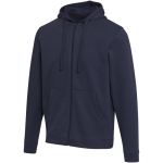 Sudadera con capucha unisex de interior cepillado 280 g/m2 Elevate color azul marino