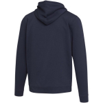Sudadera con capucha unisex de interior cepillado 280 g/m2 Elevate color azul marino tercera vista trasera