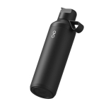 Botella de acero inox reciclado con pajita 710ml Ocean Bottle color negro tercera vista