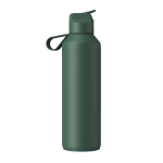 Botella de acero inox reciclado con pajita 710ml Ocean Bottle color verde oscuro segunda vista trasera