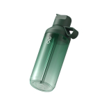 Botella transparente con pajita y tapa abatible 710ml Ocean Bottle color verde oscuro tercera vista