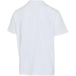 Camiseta oversize de algodón orgánico con gramaje 260 g/m2 Elevate color blanco tercera vista trasera