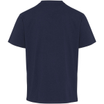 Camiseta oversize de algodón orgánico con gramaje 260 g/m2 Elevate color azul marino segunda vista trasera