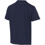 Camiseta oversize de algodón orgánico con gramaje 260 g/m2 Elevate color azul marino tercera vista trasera