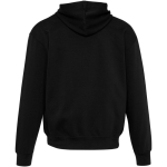 Sudadera con capucha oversize de algodón eco 280 g/m2 Elevate color negro segunda vista trasera