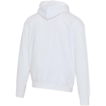 Sudadera con capucha oversize de algodón eco 280 g/m2 Elevate color blanco tercera vista trasera