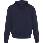 Sudadera con capucha oversize de algodón eco 280 g/m2 Elevate color azul marino segunda vista trasera