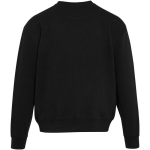 Sudadera oversize con cuello redondo de algodón eco 280 g/m2 Elevate color negro segunda vista trasera