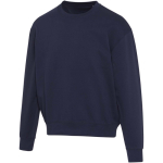 Sudadera oversize con cuello redondo de algodón eco 280 g/m2 Elevate color azul marino