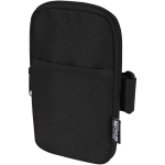 Bolsa para fijar en botellas repelente al agua con cremallera y velcro color negro