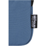 Bolsa para fijar en botellas repelente al agua con cremallera y velcro color azul bondi vista detalle 1