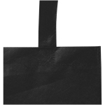 Minibolsa reciclada de tejido no tejido termosellada 3L color negro vista detalle 1