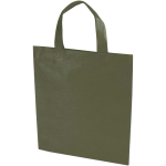Minibolsa reciclada de tejido no tejido termosellada 3L color verde oscuro