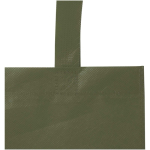 Minibolsa reciclada de tejido no tejido termosellada 3L color verde oscuro vista detalle 1