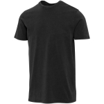 Camiseta hombre manga corta algodón hilado en anillos 160 g/m2 Elevate color negro