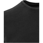 Camiseta hombre manga corta algodón hilado en anillos 160 g/m2 Elevate color negro vista detalle 1