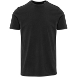 Camiseta hombre manga corta algodón hilado en anillos 160 g/m2 Elevate color negro segunda vista frontal