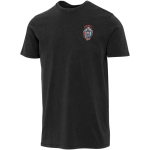Camiseta hombre manga corta algodón hilado en anillos 160 g/m2 Elevate color negro vista impresión serigrafía