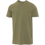 Camiseta hombre manga corta algodón hilado en anillos 160 g/m2 Elevate color verde oscuro