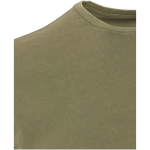 Camiseta hombre manga corta algodón hilado en anillos 160 g/m2 Elevate color verde oscuro vista detalle 1