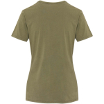 Camiseta mujer manga corta algodón hilado en anillos 160 g/m2 Elevate color verde oscuro segunda vista trasera