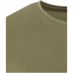 Camiseta mujer manga corta algodón hilado en anillos 160 g/m2 Elevate color verde oscuro vista detalle 1