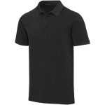 Polo hombre manga corta en piqué prelavado 200 g/m2 Elevate color negro
