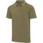 Polo hombre manga corta en piqué prelavado 200 g/m2 Elevate color verde oscuro