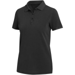 Polo mujer manga corta piqué prelavado y preencogido 200 g/m2 Elevate color negro