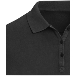 Polo mujer manga corta piqué prelavado y preencogido 200 g/m2 Elevate color negro vista detalle 1