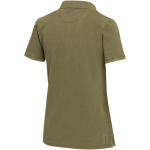 Polo mujer manga corta piqué prelavado y preencogido 200 g/m2 Elevate color verde oscuro tercera vista trasera