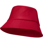 Sombrero de poliéster ligero con protección solar 130 g/m2 color rojo