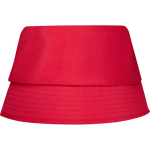 Sombrero de poliéster ligero con protección solar 130 g/m2 color rojo segunda vista trasera
