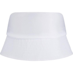 Sombrero de poliéster ligero con protección solar 130 g/m2 color blanco segunda vista frontal